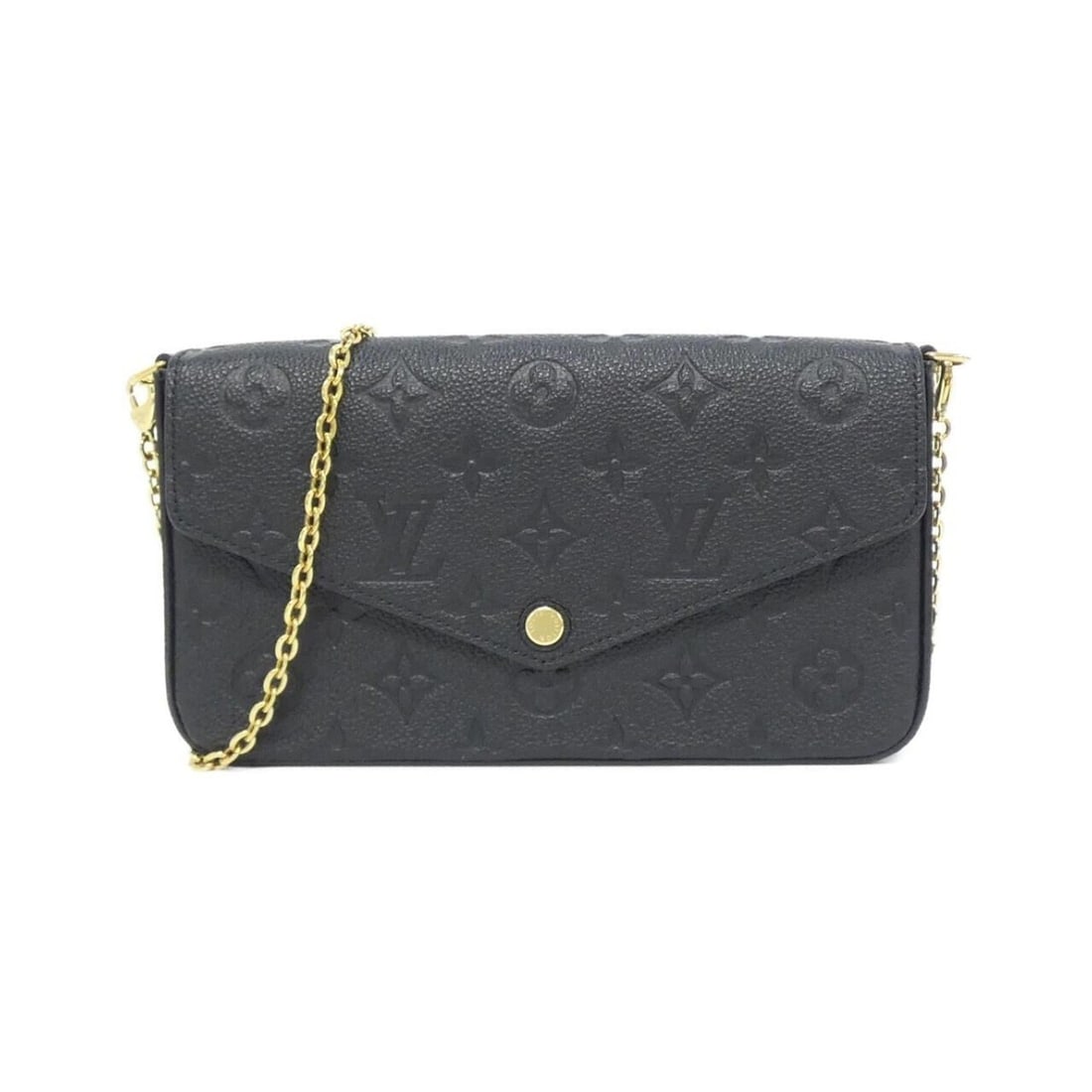 Louis Vuitton Monogram Empreinte Pochette Felicie M64064 Shoulder Bag: --- Catalog ---Category: SizeWeight: 360g / 12.69oz.Size (HxWxD): 11cm x 21cm x 3cm / 4.33'' x 8.26'' x 1.18''Strap Length: 114cm / 44.88''Category: DesignType: Pochette, Shoulder bagColor: