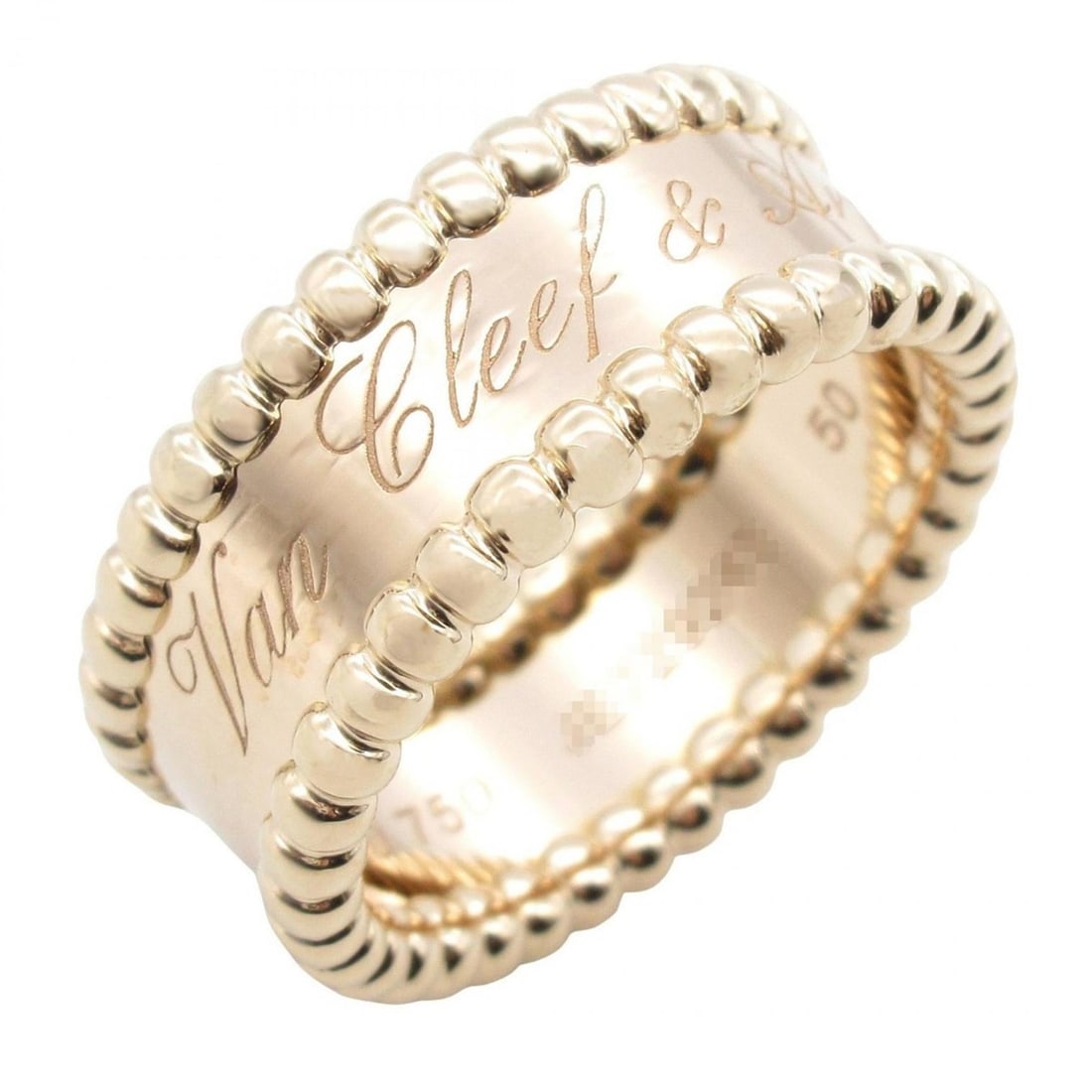 Van Cleef & Arpels Perlée Ring, 18K Pink Gold, Women's, VCARN32400: --- Catalog ---Category: SizeJP Size: 9US Size: 5Category: DesignType: Band ringColor: GoldGender: WomenMaterial: Pink gold (18K)Category: GeneralMPN: VCARN32400Brand: Van Cleef & Arpels--- Item List