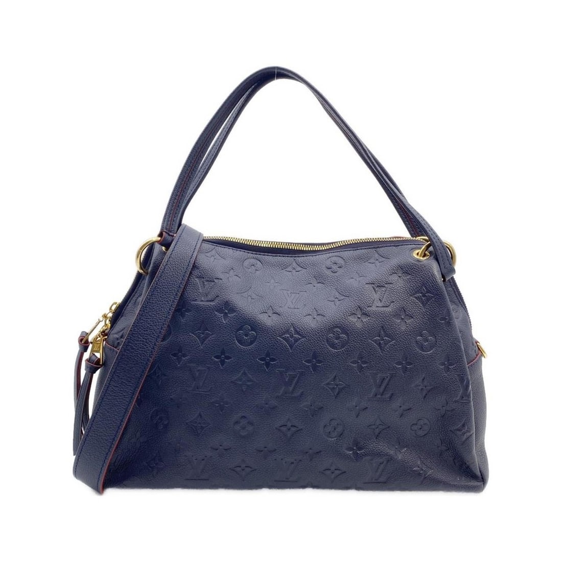 Louis Vuitton Monogram Empreinte Ponteux PM M43721 Shoulder Bag: --- Catalog ---Category: SizeSize (HxWxD): 26cm x 40cm x 14cm / 10.23'' x 15.74'' x 5.51''Category: DesignType: Shoulder bagColor: Marine rougeGender: Men,WomenMaterial: Leather Hardware Color: GoldLe