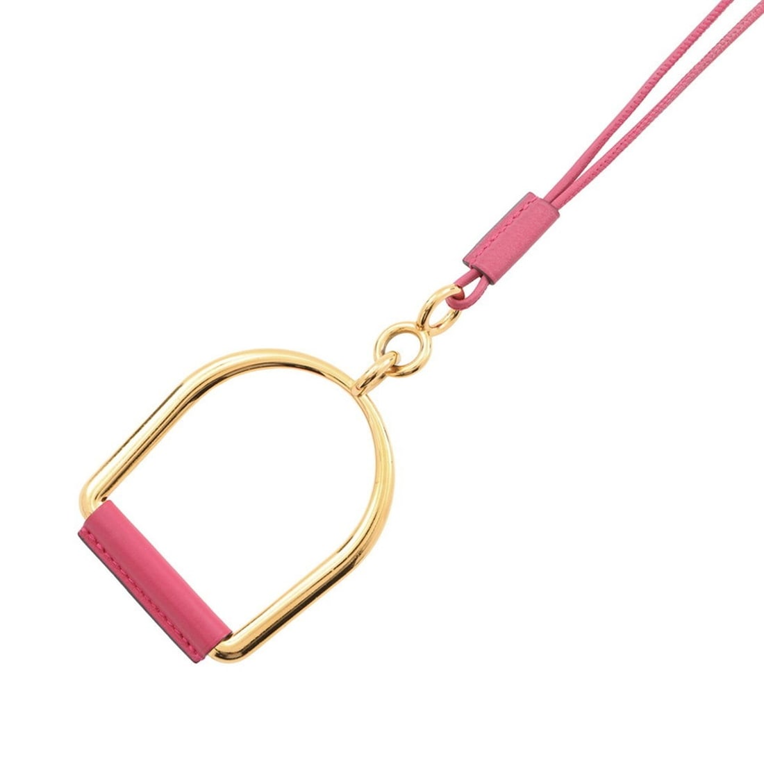 Hermes Heritage Eskettle GM Necklace, Pink / HERMES (1 of 13)