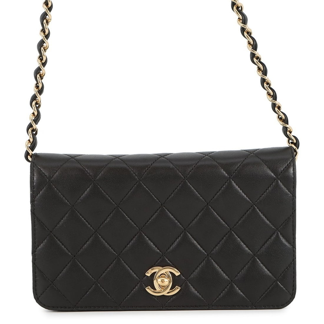 Chanel Chain Shoulder Bag with Coco Mark, Mini Matelasse, Lambskin, A03571, Black: --- Catalog ---Category: SizeSize (HxWxD): 11cm x 19cm x 4cm / 4.33'' x 7.48'' x 1.57''Category: DesignType: Shoulder bagColor: BlackGender: WomenMaterial: Leather Category: GeneralMPN: A03571Brand: C