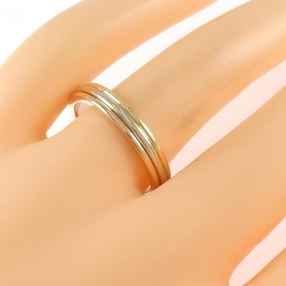Cartier Three-Gold Wedding Ring - 4