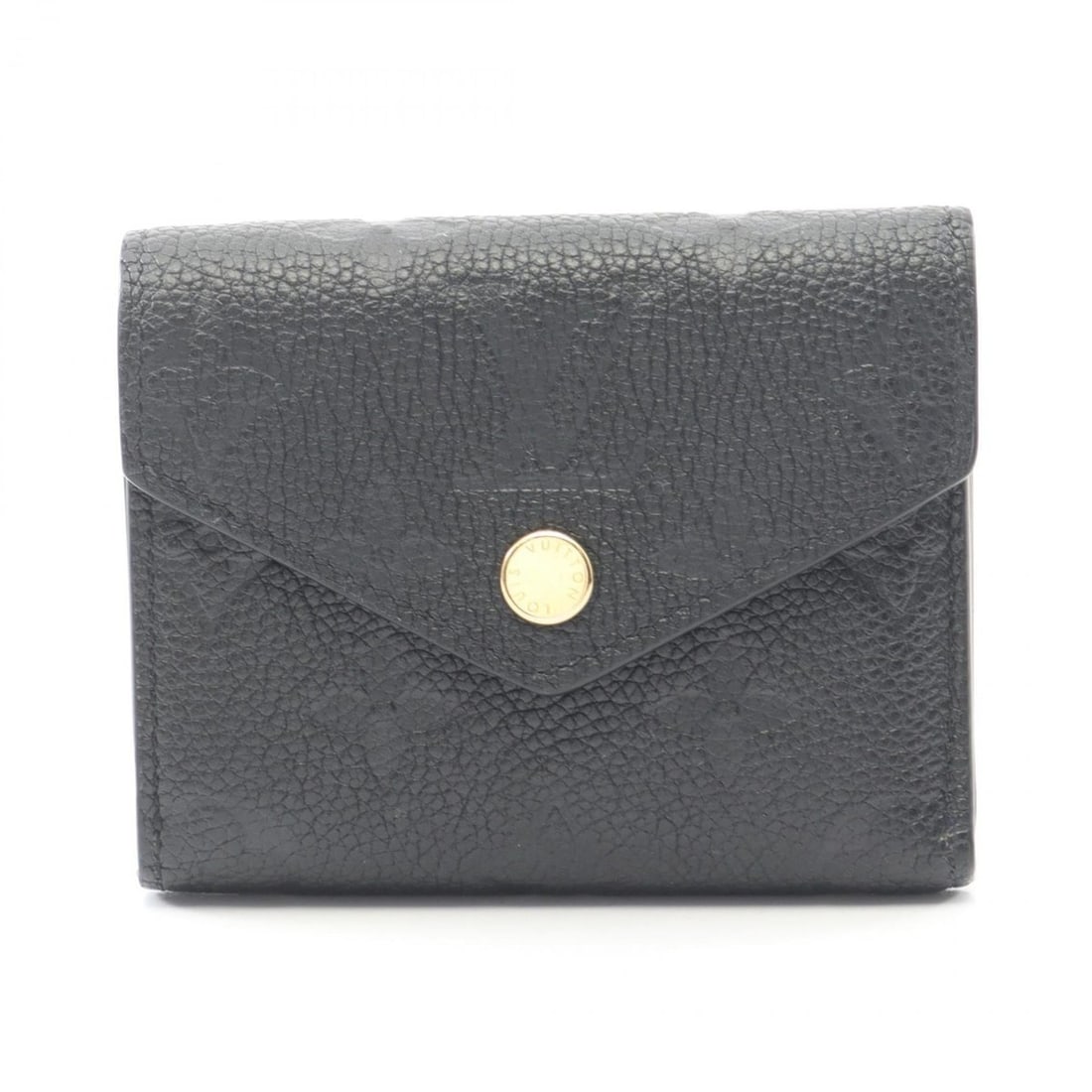 Louis Vuitton Portefeuille Zoe Tri-fold Wallet in Monogram Empreinte Leather, Women's, Black, M62935 (1 of 11)
