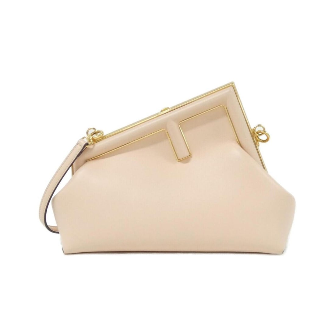 Fendi First Small 8BP129 ABVE Handbag: --- Catalog ---Category: SizeSize (HxWxD): 18cm x 25cm x 9cm / 7.08'' x 9.84'' x 3.54''Category: DesignType: HandbagColor: Light rose pinkGender: Men,WomenMaterial: Leather Hardware Color: