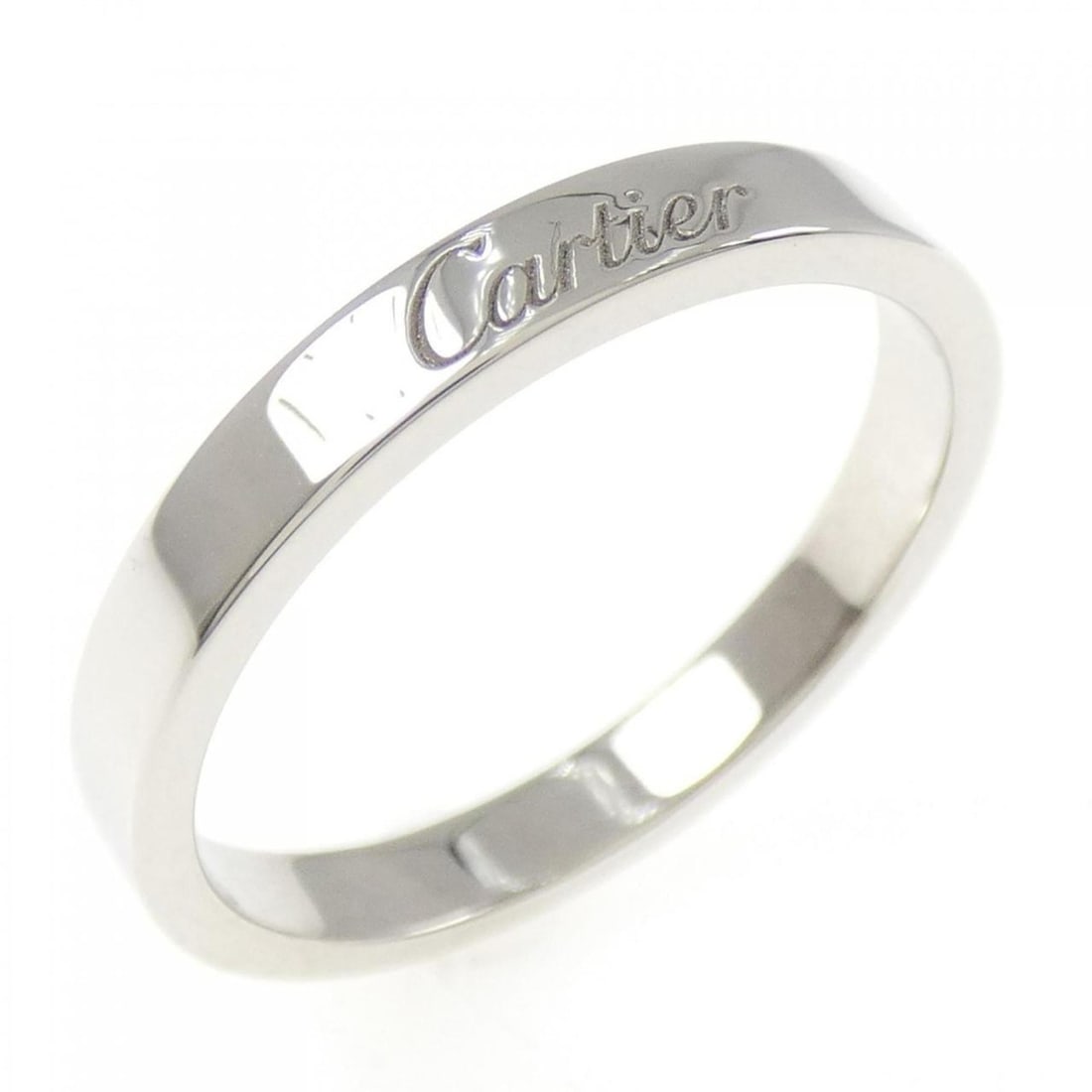 Cartier Engraved Ring: --- Catalog ---Category: SizeUS Size: 9.5Brand Size: 59Category: DesignType: Band ringColor: PlatinumGender: Women,MenMaterial: Platinum 950Category: GeneralMPN: CRB4054000Brand: Cartier--- Item List