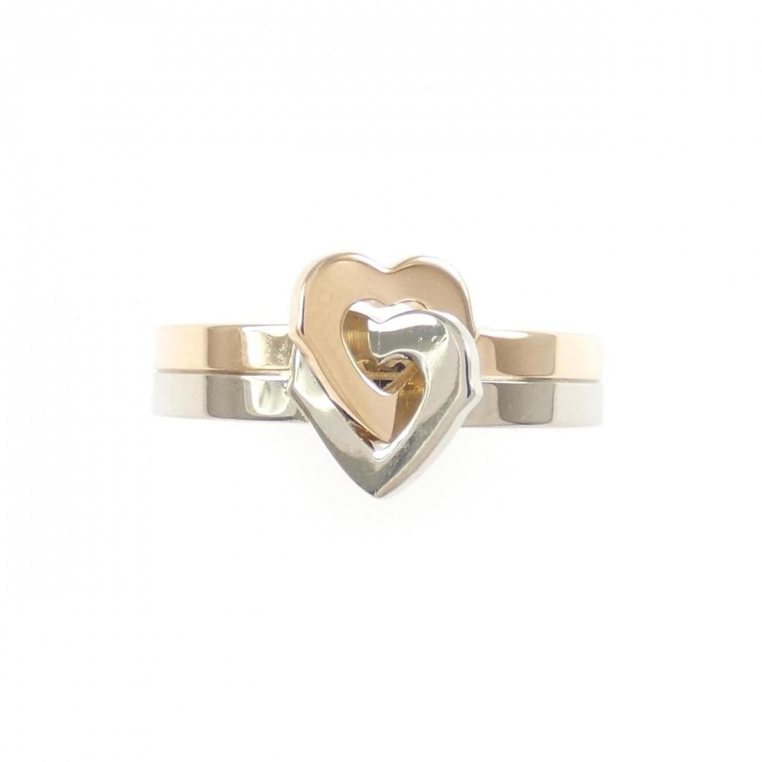 Cartier 2 Heart Ring - 2