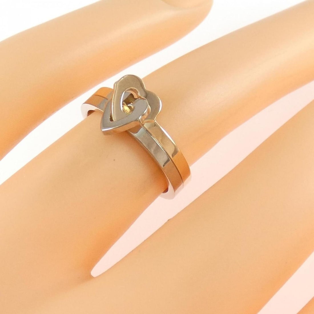 Cartier 2 Heart Ring - 5