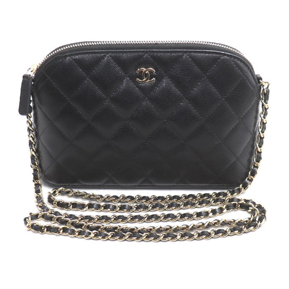 CHANEL Matelasse Shoulder Bag, Black, AP4016, Women's: --- Catalog ---Category: SizeSize (HxWxD): 12.5cm x 20cm x 5cm / 4.92'' x 7.87'' x 1.96''Category: DesignType: Shoulder bagColor: BlackGender: WomenMaterial: Grained Calfskin Category: GeneralMPN: AP4