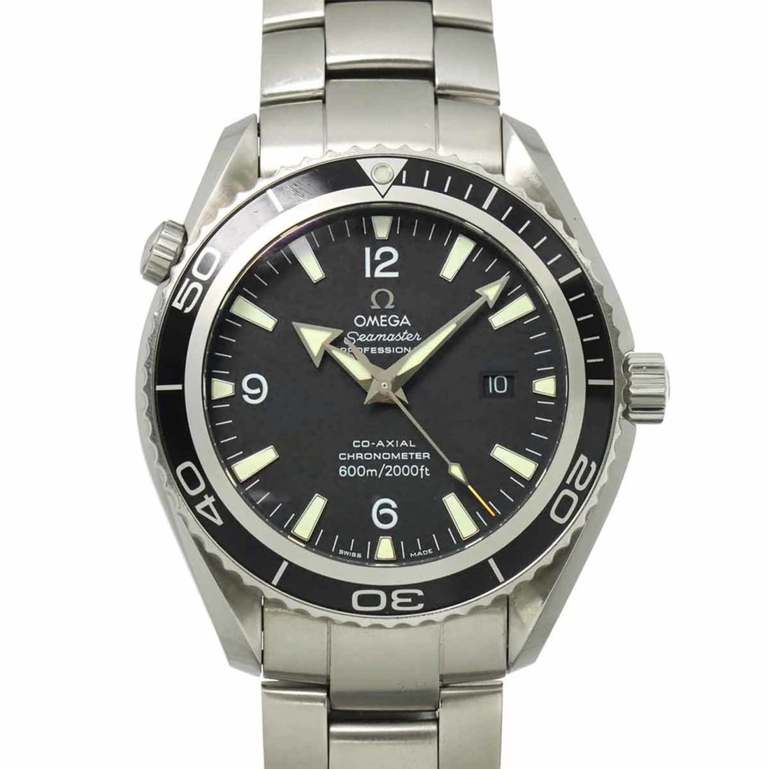 OMEGA Seamaster Planet Ocean 2200 50 Men's Watch with Date Display, Black, Automatic, (1 of 11)