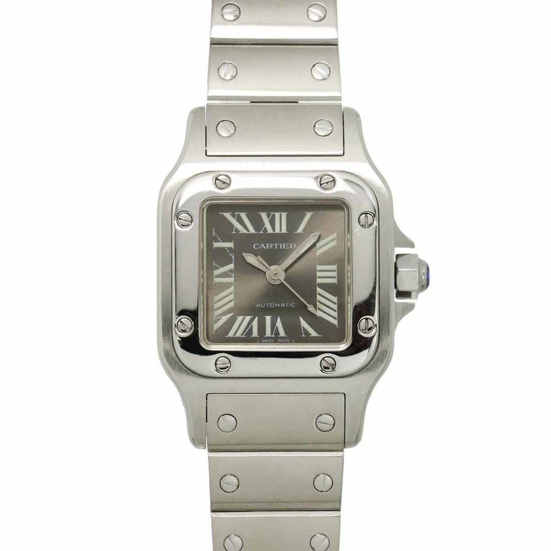 Cartier Santos Galbe SM W20066D6 Women's Watch, Grey, Automatic, Asia Exclusive: --- Catalog ---Category: SizeWrist Size: 15.5cm / 6.1''Case Diameter: 24mm / 0.94''Category: DesignType: WristwatchGender: WomenColor (Dial): GrayMaterial (Band): Stainless steelMaterial (Case): Stain