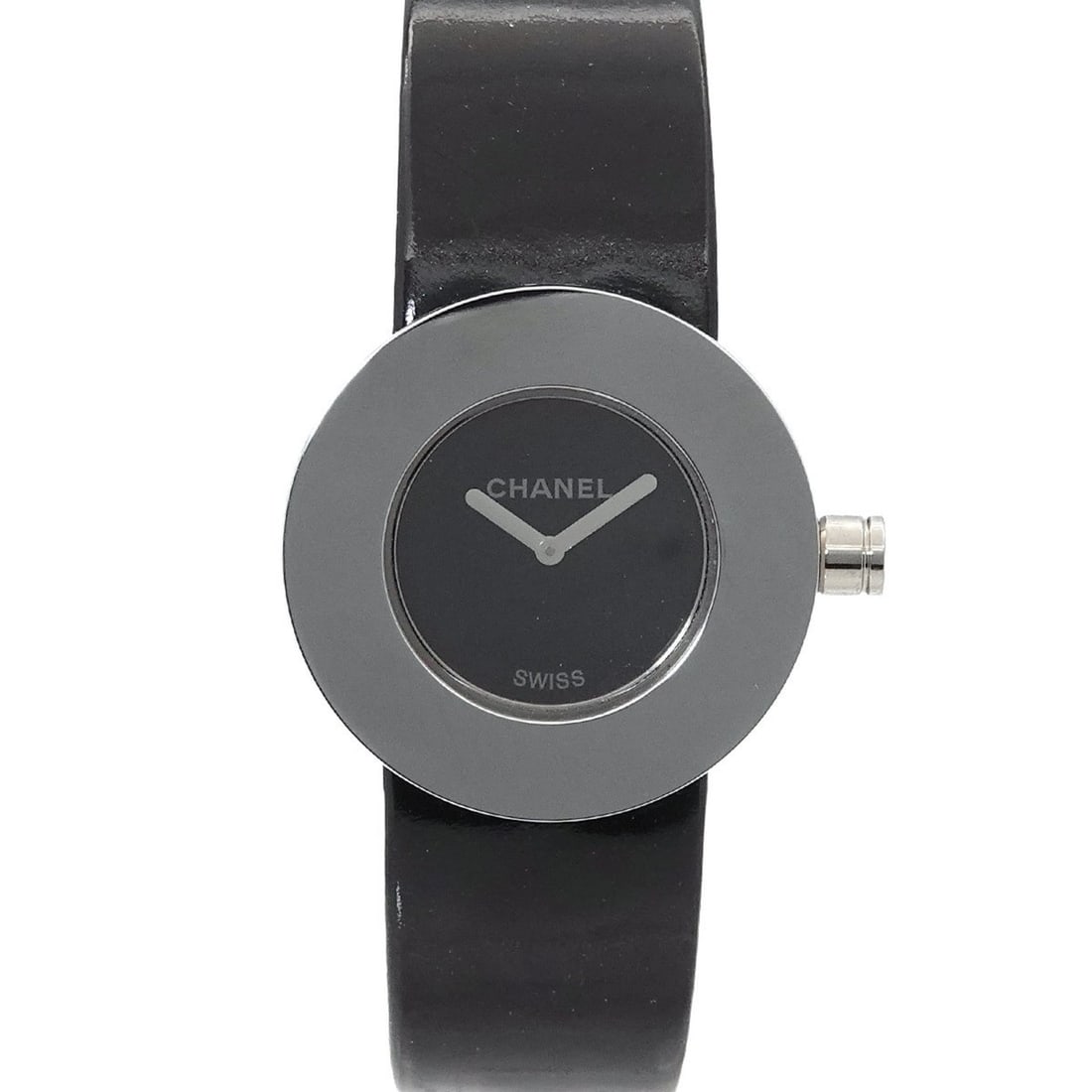 CHANEL La Ronde H0579 Women's Black Quartz Watch: --- Catalog ---Category: SizeWrist Size: 14cm - 17.5cm / 5.51'' - 6.88''Case Diameter: 29mm / 1.14''Category: DesignType: WristwatchGender: WomenColor (Dial): BlackMaterial (Band): Leather, Stainless