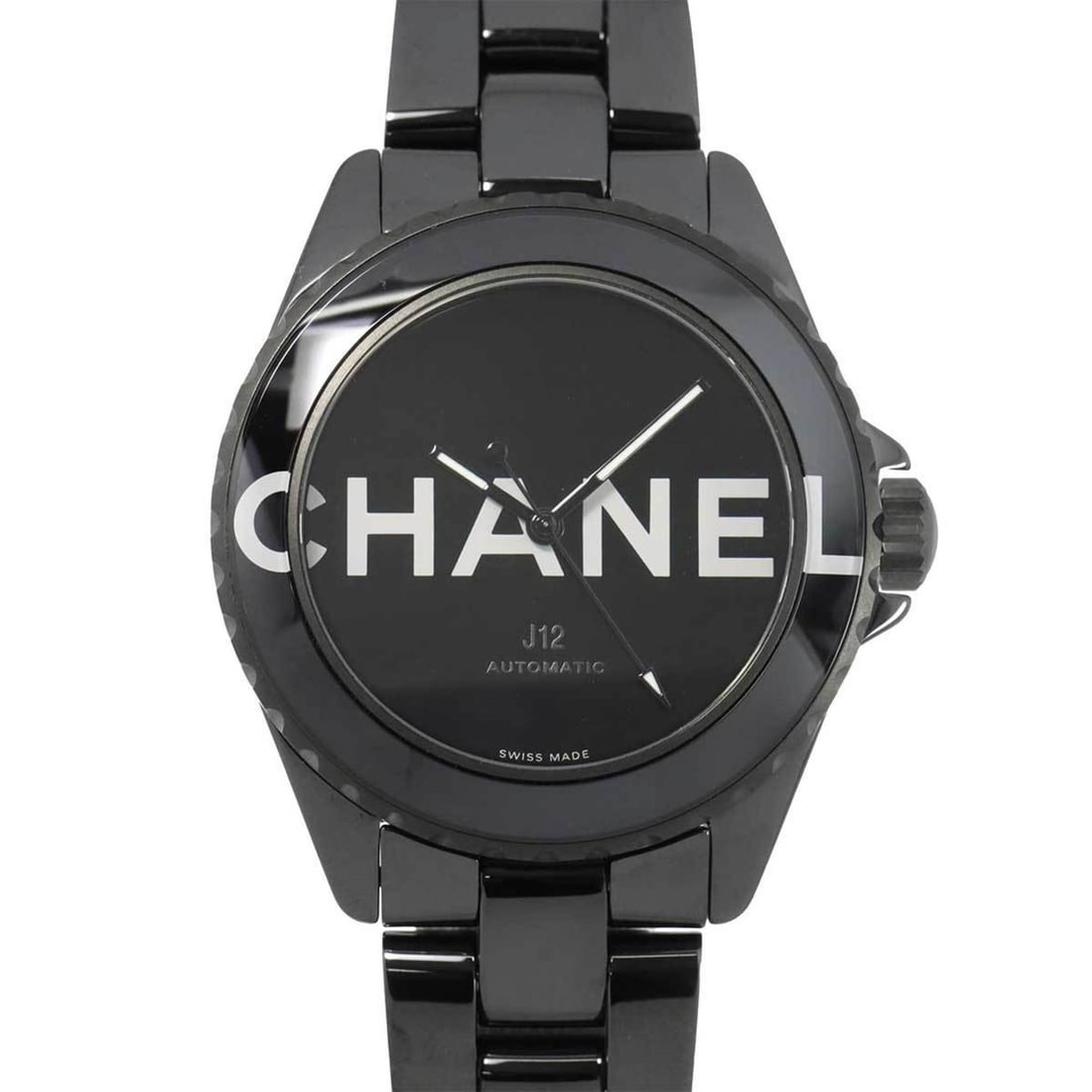 Chanel J12 38mm Wanted de H7418 Men's Watch, Black Ceramic, Date, Automatic: --- Catalog ---Category: SizeWrist Size: 17.5cm / 6.88''Case Diameter: 39mm / 1.54''Category: DesignType: WristwatchGender: MenColor (Dial): BlackMaterial (Band): Ceramic, Stainless steelMaterial (Cas