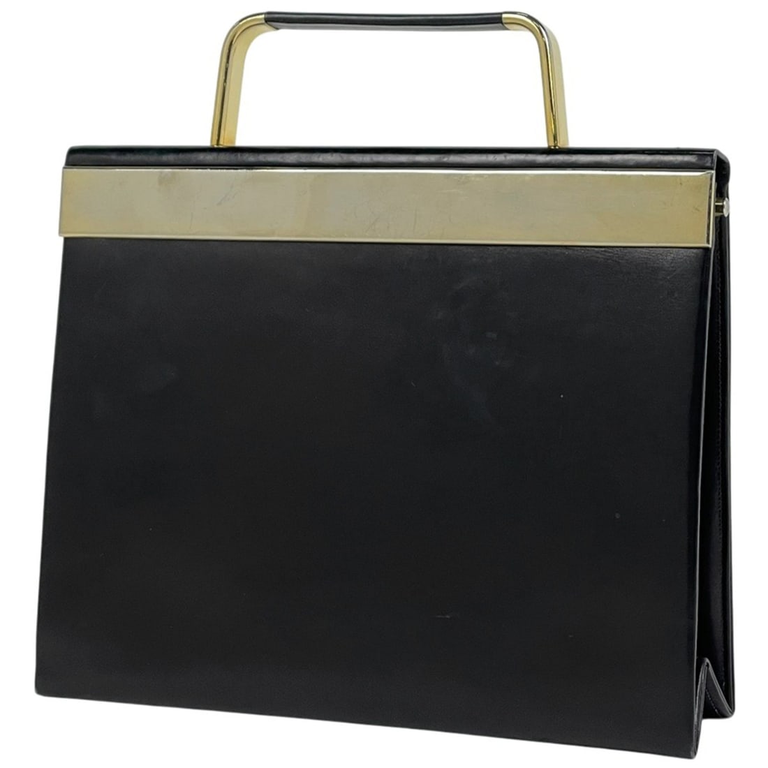 Christian Dior designer handbag, black leather, for women. (1 of 14)