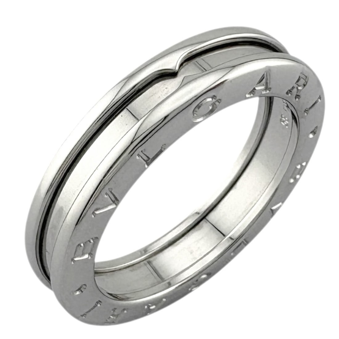 Bvlgari B-zero.1 B-zero One Single Band Ring, 18k Gold, Men's/Women's, Pre-owned: --- Catalog ---Category: SizeJP Size: 17.5US Size: 8.5Category: DesignType: Band ringColor: SilverGender: Men,WomenMaterial: White gold (18K)Category: GeneralBrand: Bvlgari--- Item List ---Section: Co