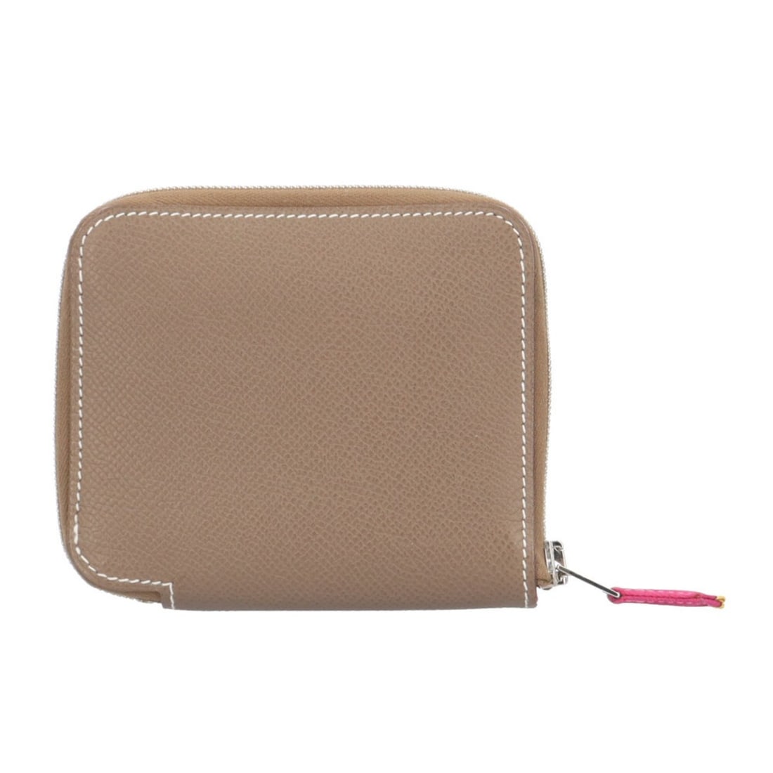 Hermès Azap Compact Silk-in Wallet/Coin Case, Epsom Leather, Men's/Women's, Pre-owned HERMES: --- Catalog ---Category: SizeWeight: 87g / 3.06oz.Size (HxWxD): 9.5cm x 11cm x 2cm / 3.74'' x 4.33'' x 0.78''Category: DesignType: Coin purse/coin caseColor: Beige, Etoupe gray, Multi-colorGender: Men