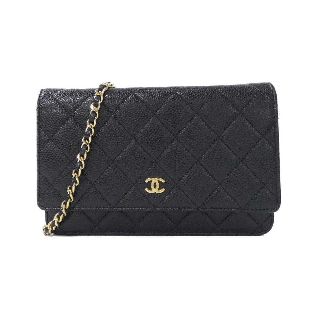 Chanel Timeless Classic Line 33814 Chain Wallet: --- Catalog ---Category: SizeSize (HxWxD): 13cm x 19cm x 4cm / 5.11'' x 7.48'' x 1.57''Category: DesignType: Chain/Shoulder walletColor: Black, BordeauxGender: WomenMaterial: Grained Calfskin Category