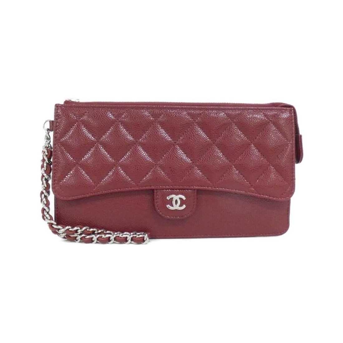 Chanel Timeless Classic Line AP0766 Wallet: --- Catalog ---Category: SizeSize (HxWxD): 11cm x 20cm x 2cm / 4.33'' x 7.87'' x 0.78''Category: DesignType: Chain/Shoulder walletColor: BordeauxGender: WomenMaterial: Grained Calfskin Category: Gener