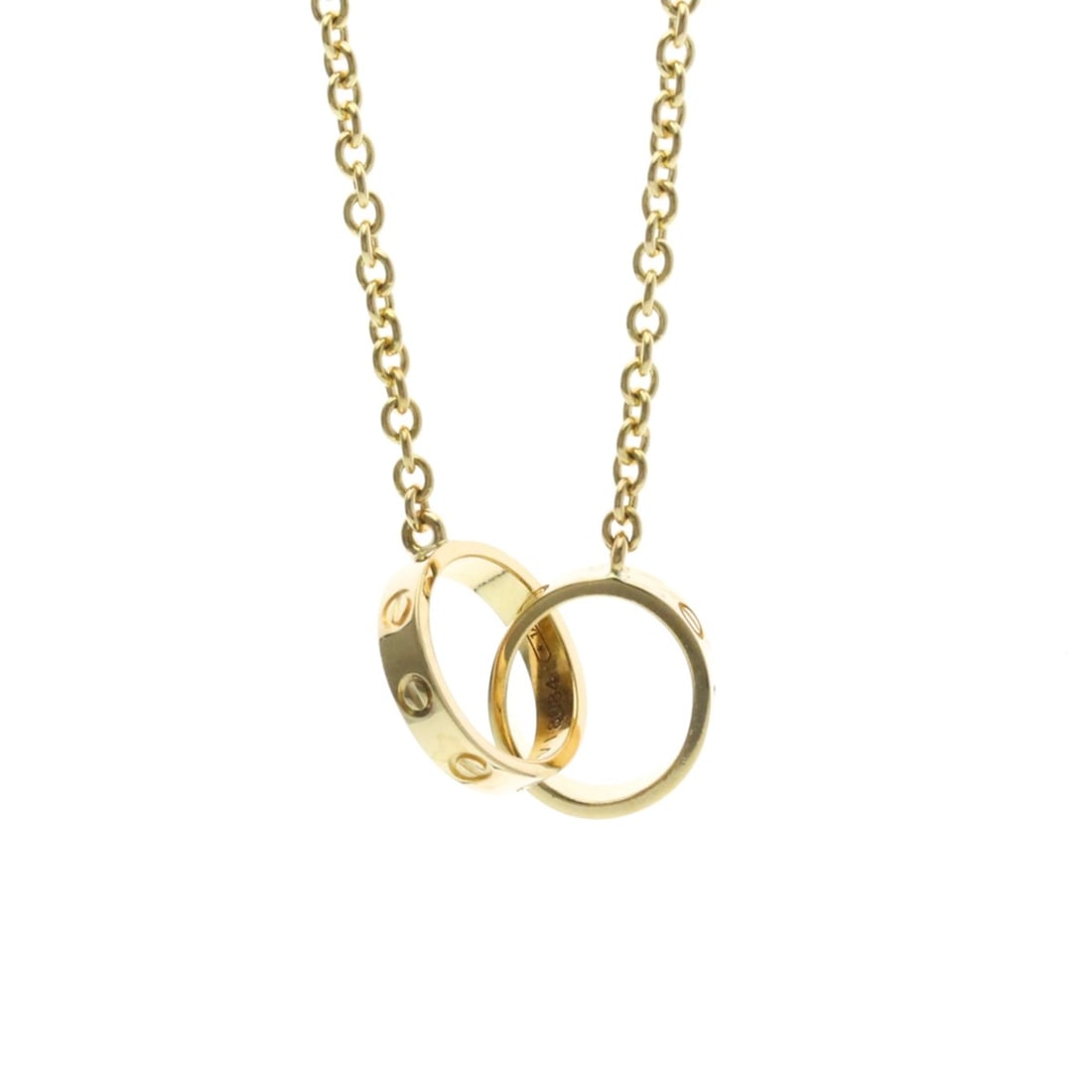 Cartier Baby Love Necklace Yellow Gold (18K) No Stone Men,Women Fashion Pendant Necklace (Gold) (1 of 11)