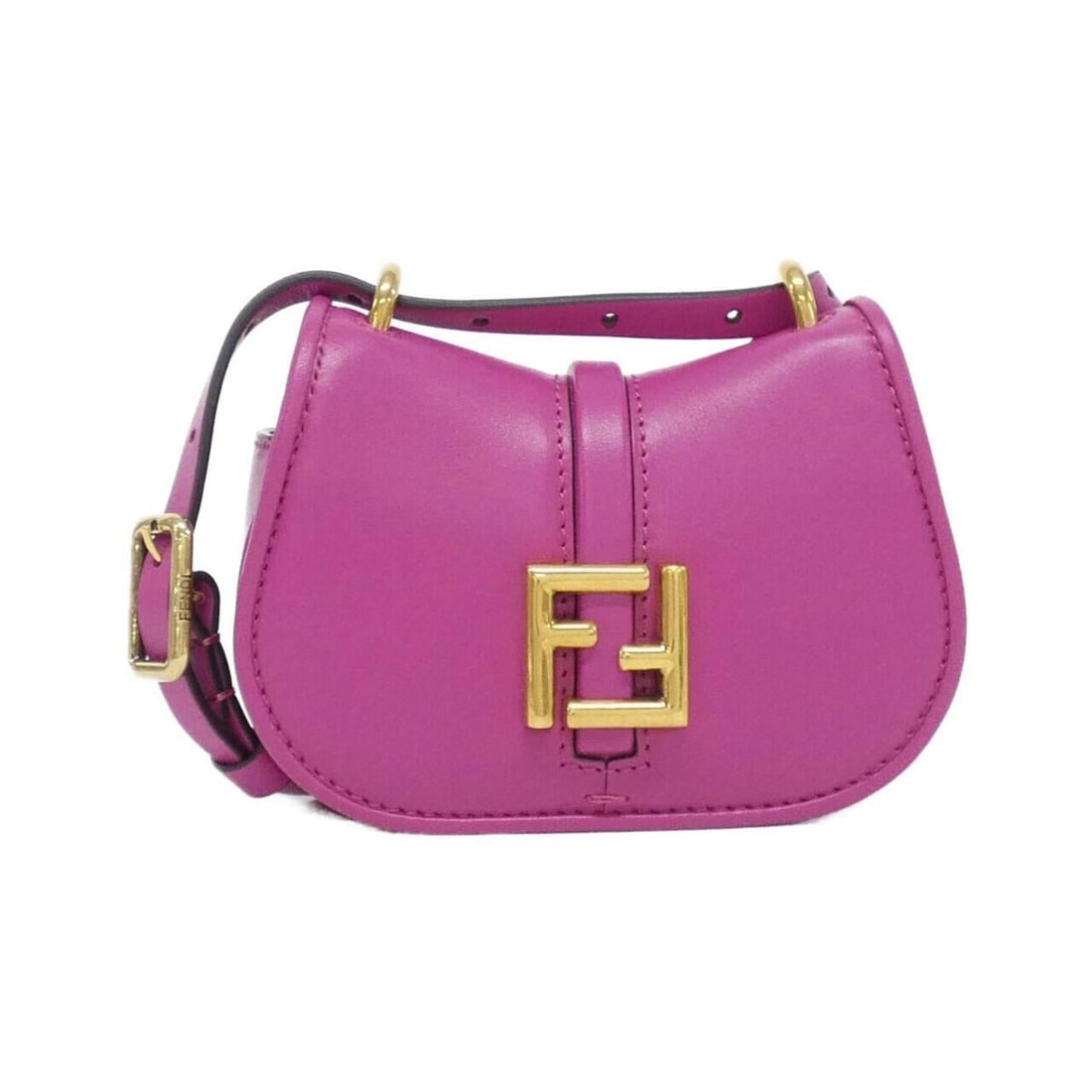 Fendi Camon Nano 7AS219 AQ0L Shoulder Bag: --- Catalog ---Category: SizeSize (HxWxD): 9.5cm x 13.5cm x 4.5cm / 3.74'' x 5.31'' x 1.77''Category: DesignType: Shoulder bagColor: PinkGender: WomenMaterial: Leather Hardware Color: GoldCategory: Ge
