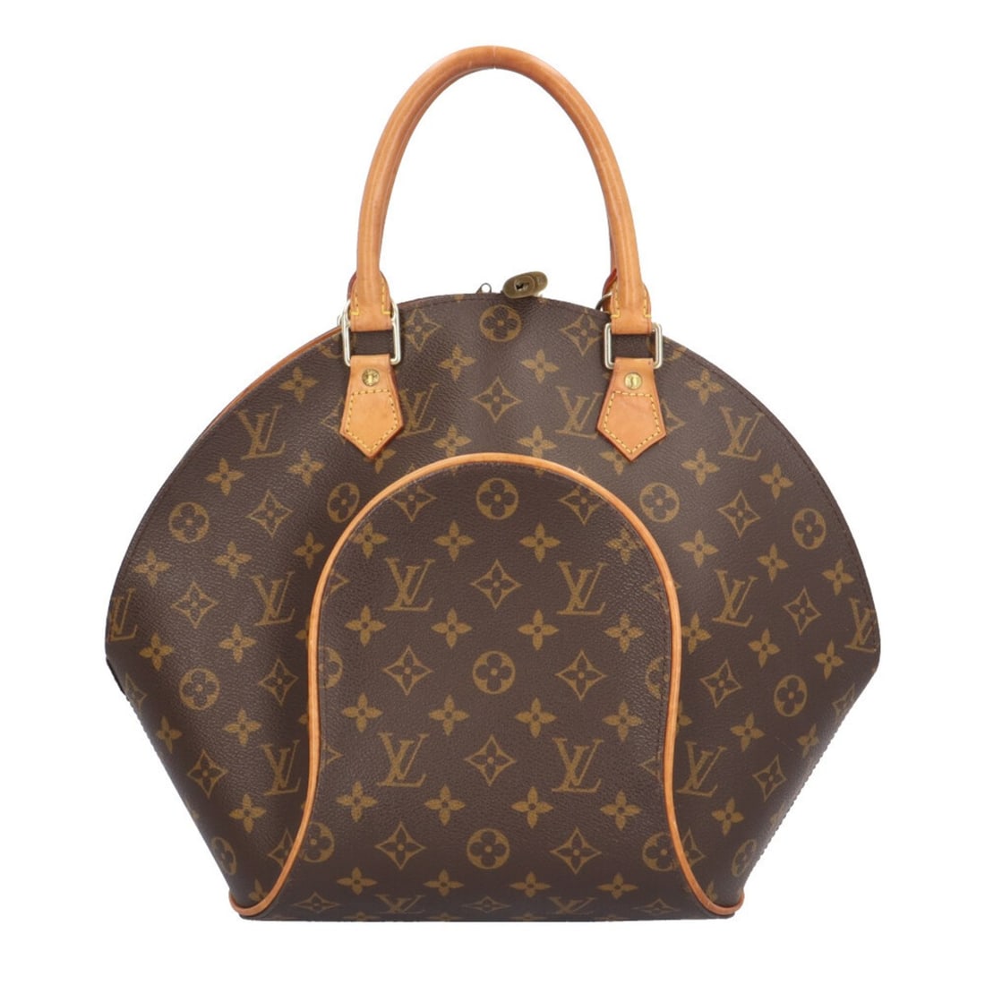 Pre-owned Louis Vuitton Ellipse MM Monogram Canvas Handbag, M51126, Brown, Women's.: --- Catalog ---Category: SizeWeight: 755g / 1.66lb.Size (HxWxD): 30cm x 38cm x 15cm / 11.81'' x 14.96'' x 5.9''Handle Length: 34cm / 13.38''Category: DesignType: HandbagColor: BrownGender: WomenClosur