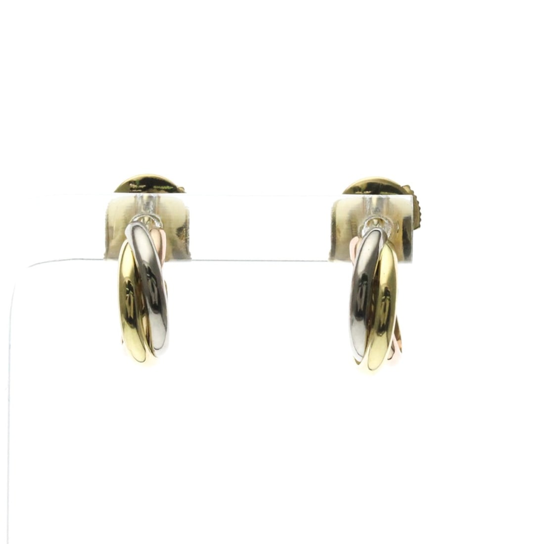 Cartier Trinity Piercing No Stone Yellow Gold (18K),Pink Gold (18K),White Gold (18K) Half Hoop (1 of 13)