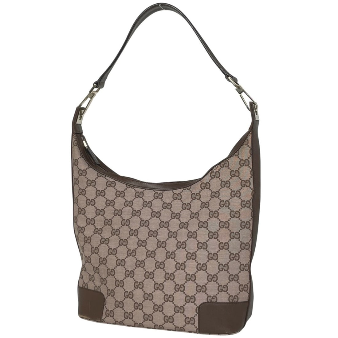 Gucci GG pattern one-shoulder shoulder bag in canvas, pink beige, 0014204, for women.: --- Catalog ---Category: SizeSize (HxWxD): 20cm x 24cm x 10cm / 7.87'' x 9.44'' x 3.93''Category: DesignType: Shoulder bagColor: Pink beigeGender: WomenMaterial: GG canvas , Leather Category: GeneralM