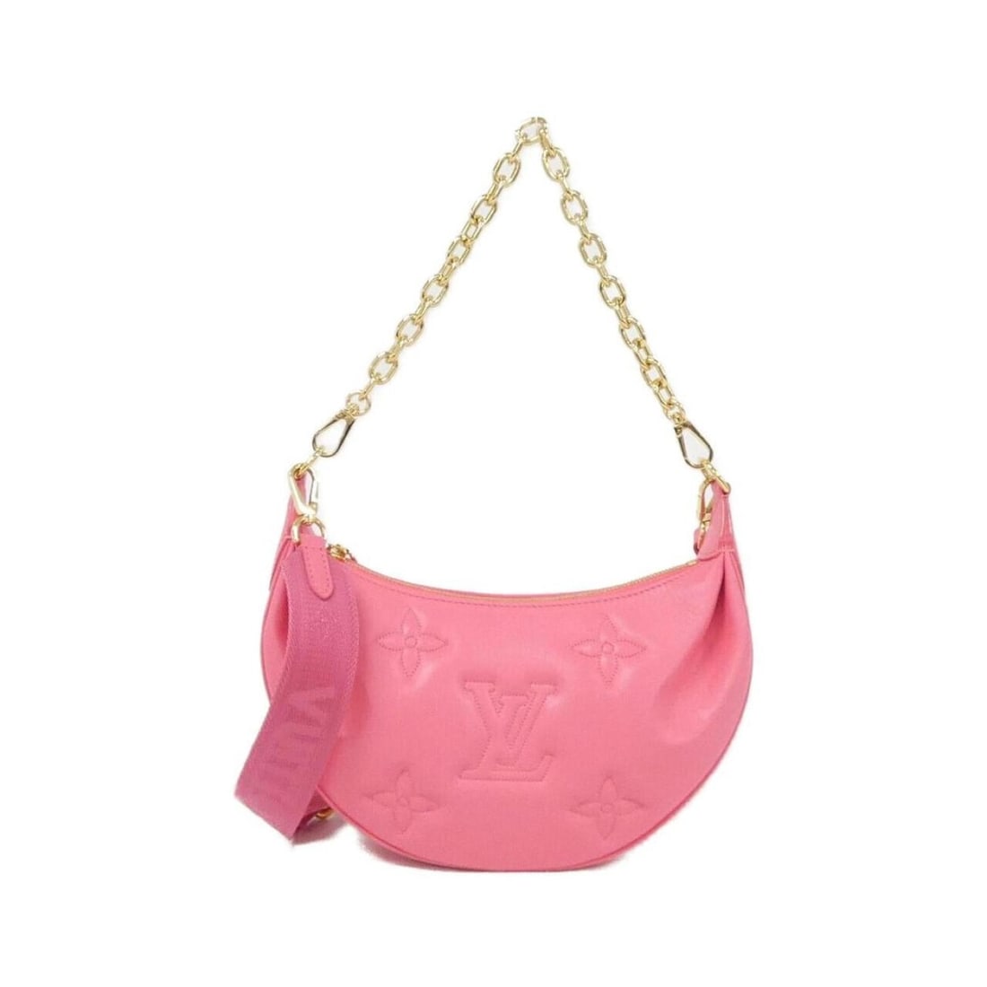 Louis Vuitton Bubble Glam Over the Moon M59915 Shoulder Bag: --- Catalog ---Category: SizeSize (HxWxD): 16cm x 27cm x 7cm / 6.29'' x 10.62'' x 2.75''Category: DesignType: Shoulder bagColor: PinkGender: WomenMaterial: Leather Hardware Color: GoldLeather/Fur