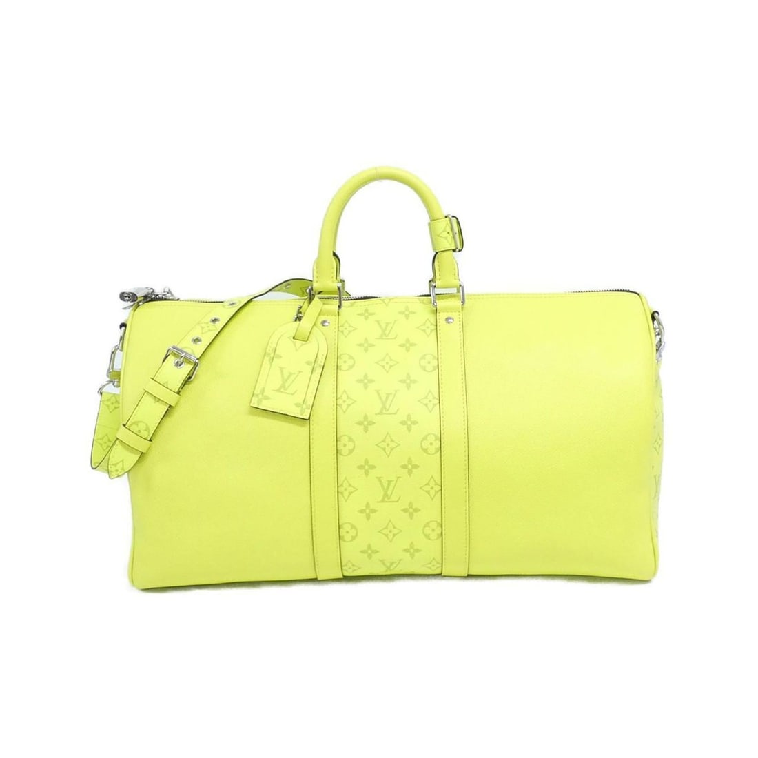 Louis Vuitton Taiga Lama Keepall Bandouliere 50cm M30941 Handbag: --- Catalog ---Category: SizeSize (HxWxD): 29cm x 50cm x 23cm / 11.41'' x 19.68'' x 9.05''Category: DesignType: HandbagColor: YellowGender: Men,WomenMaterial: Coated canvas , Leather Hardware Color: S