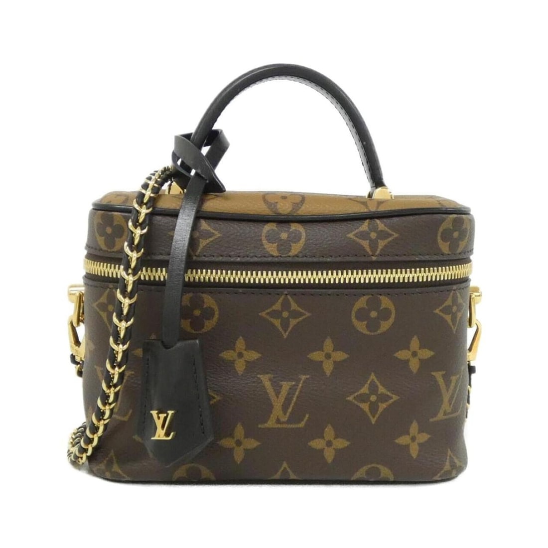 Louis Vuitton Monogram Vanity PM M45165 Handbag: --- Catalog ---Category: SizeSize (HxWxD): 13cm x 20cm x 11cm / 5.11'' x 7.87'' x 4.33''Category: DesignType: HandbagColor: MarronGender: WomenMaterial: Coated canvas Hardware Color: GoldCategory:
