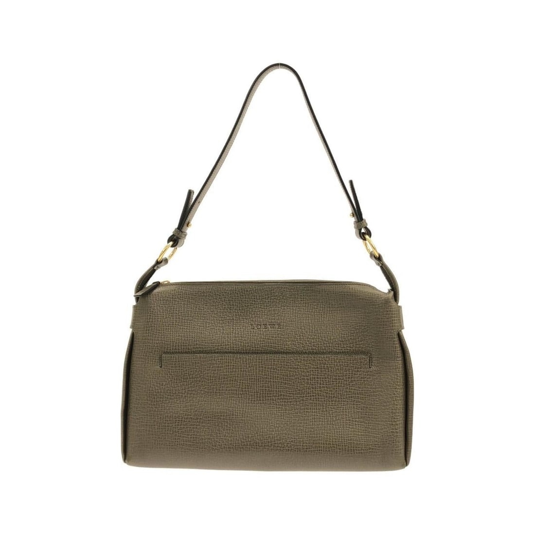 Loewe shoulder bag: --- Catalog ---Category: SizeSize (HxWxD): 22cm x 32cm x 7cm / 8.66'' x 12.59'' x 2.75''Category: DesignType: Shoulder bagColor: KhakiGender: WomenMaterial: Leather Hardware Color: GoldCategory: Gener