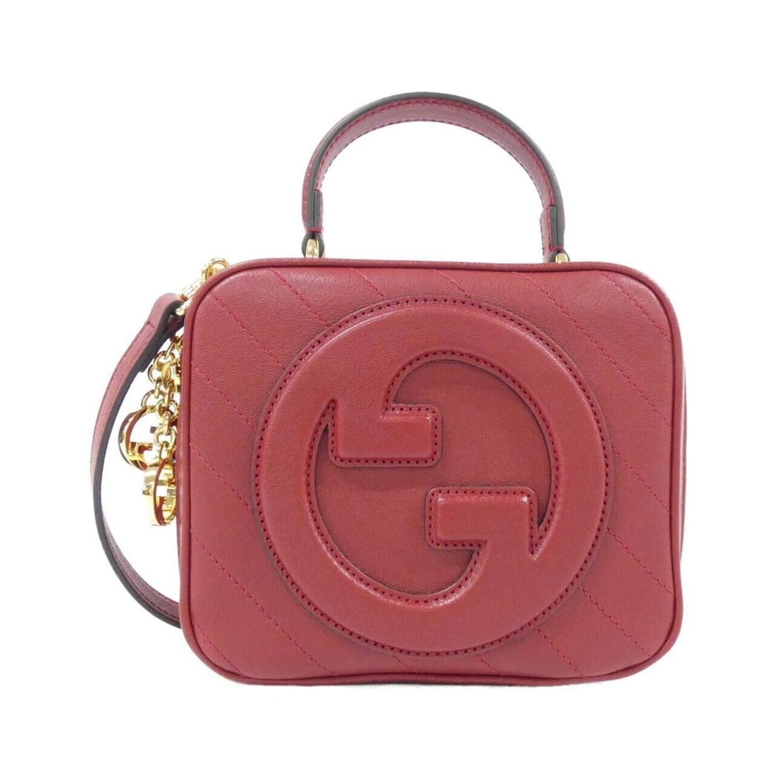 Gucci BLONDIE 744434 1IV0G handbag: --- Catalog ---Category: SizeSize (HxWxD): 14cm x 16cm x 9cm / 5.51'' x 6.29'' x 3.54''Category: DesignType: HandbagColor: Red colorGender: WomenMaterial: Leather Hardware Color: GoldCategory: