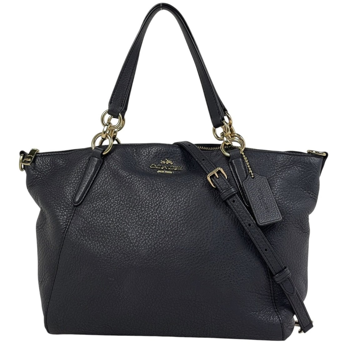 Coach Kelsey Satchel Tote Bag, 2-Way Shoulder Leather, Dark Gray, F26917, Women's: --- Catalog ---Category: SizeSize (HxWxD): 20cm x 26cm x 8.5cm / 7.87'' x 10.23'' x 3.34''Category: DesignType: Shoulder bag, Tote bagColor: Dark grayGender: WomenMaterial: Leather Category: GeneralBr