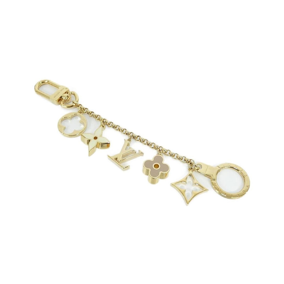 Louis Vuitton Accessories Handbag Charm Chain Fleur de Monogram M65111 (1 of 14)