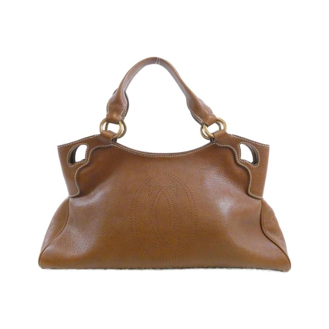 Cartier Marcello SM L1000835 Handbag: --- Catalog ---Category: SizeSize (HxWxD): 18cm x 36cm x 12cm / 7.08'' x 14.17'' x 4.72''Category: DesignType: HandbagColor: Brown, CamelGender: WomenMaterial: Leather Leather/Fur Type: CalfskinCatego
