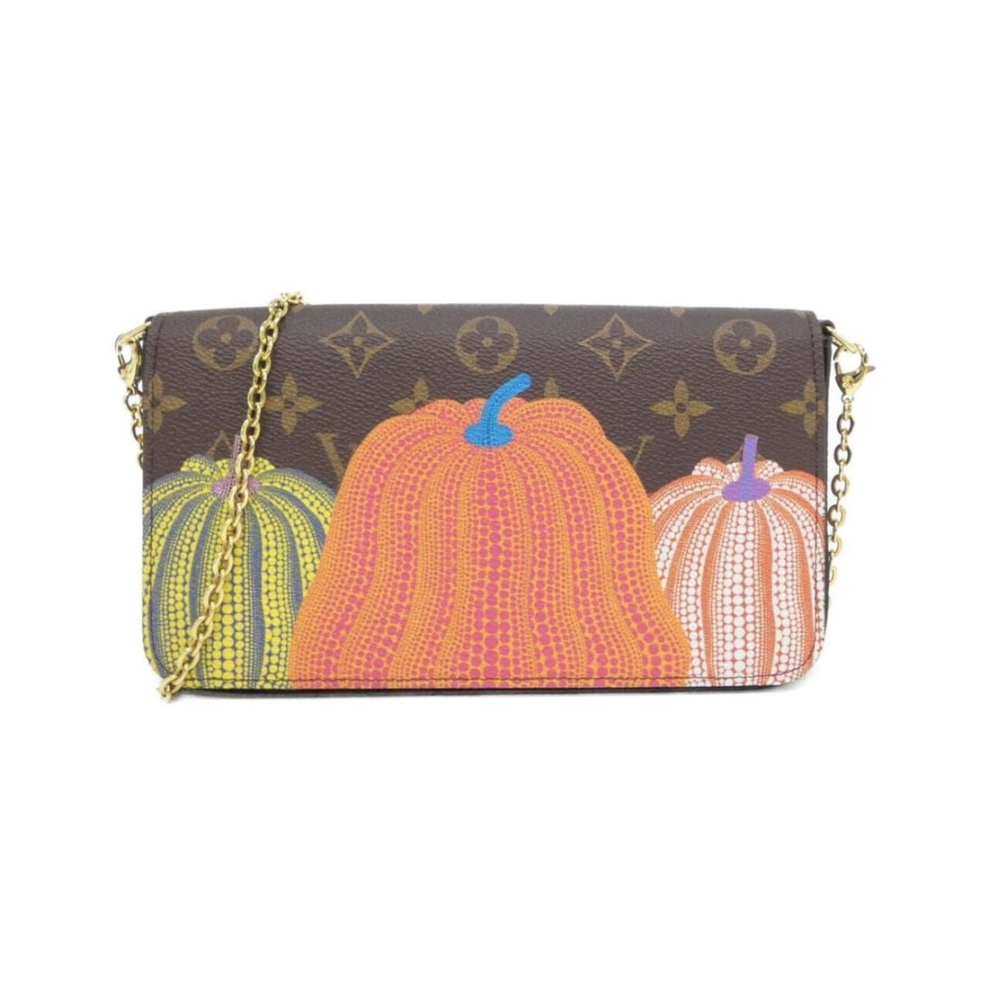 Louis Vuitton Monogram (LV x YK) Pochette Felicie M82108 Shoulder Bag: --- Catalog ---Category: SizeSize (HxWxD): 12cm x 21cm x 3cm / 4.72'' x 8.26'' x 1.18''Category: DesignType: Pochette, Shoulder bagColor: Brown, Multi-colorGender: WomenMaterial: Coated canvas Categor