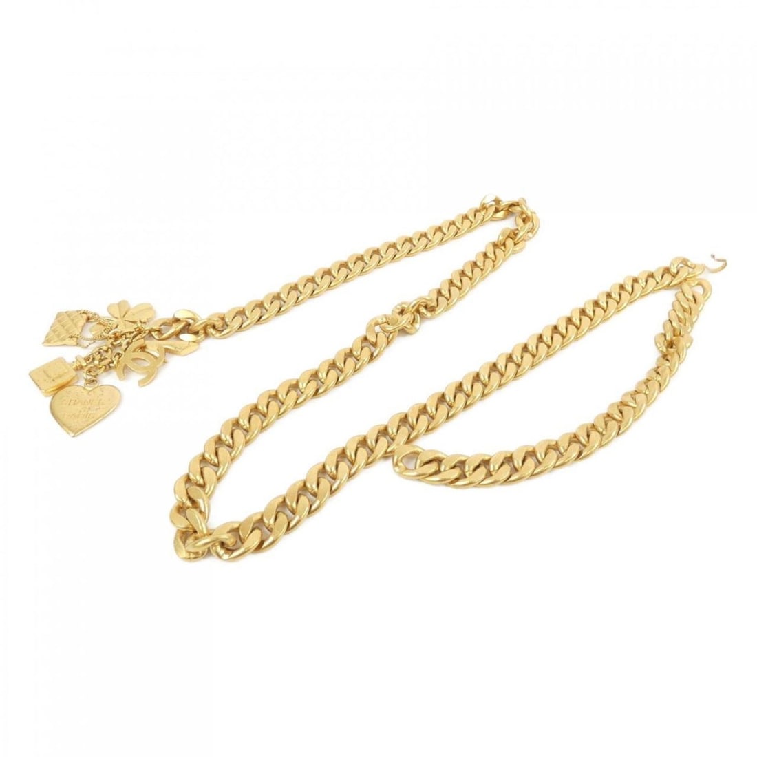 CHANEL belt: --- Catalog ---Category: SizeWidth: 1.5cm / 0.59''Length: 92cm / 36.22''Category: DesignType: Standard beltColor: GoldGender: WomenCategory: GeneralBrand: Chanel--- Item List ---Section: ConditionRank