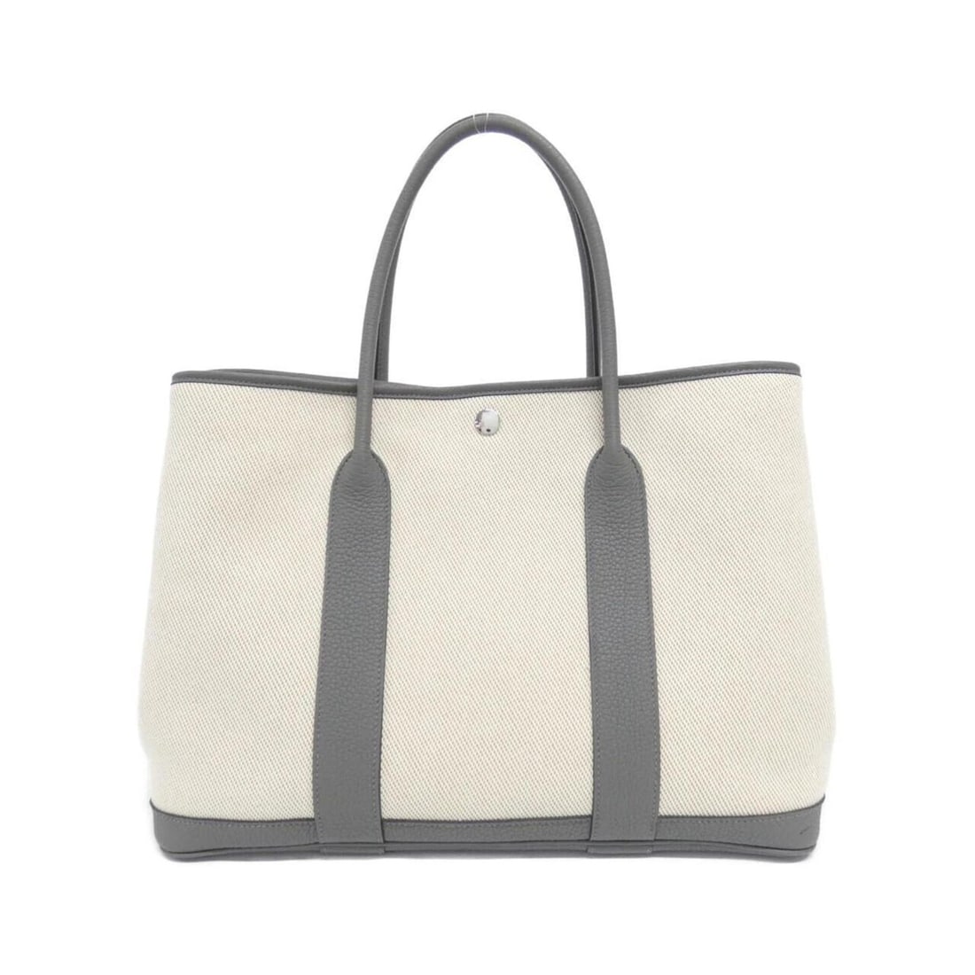 Hermes Garden Party 36cm 066781CK Handbag: --- Catalog ---Category: SizeSize (HxWxD): 26cm x 36cm x 17cm / 10.23'' x 14.17'' x 6.69''Category: DesignType: HandbagColor: Ecru, GrayGender: Women,MenMaterial: Toile H , Negonda leather Category: