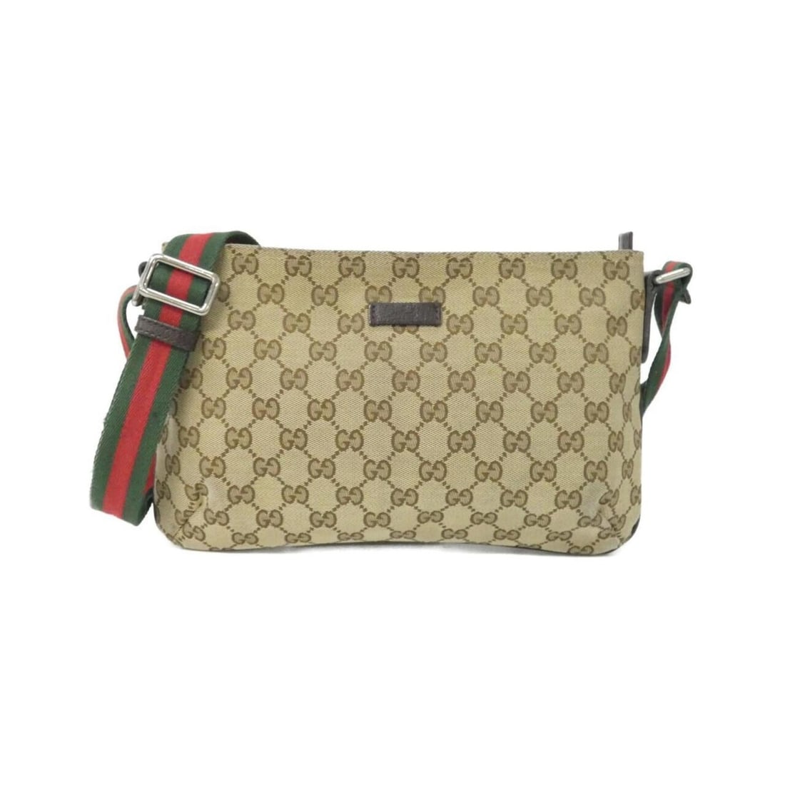 Gucci 189749 KQWGR Shoulder Bag: --- Catalog ---Category: SizeSize (HxWxD): 18cm x 28cm x 7cm / 7.08'' x 11.02'' x 2.75''Category: DesignType: Shoulder bagColor: Beige, BrownGender: Men,WomenMaterial: GG canvas Hardware Color: