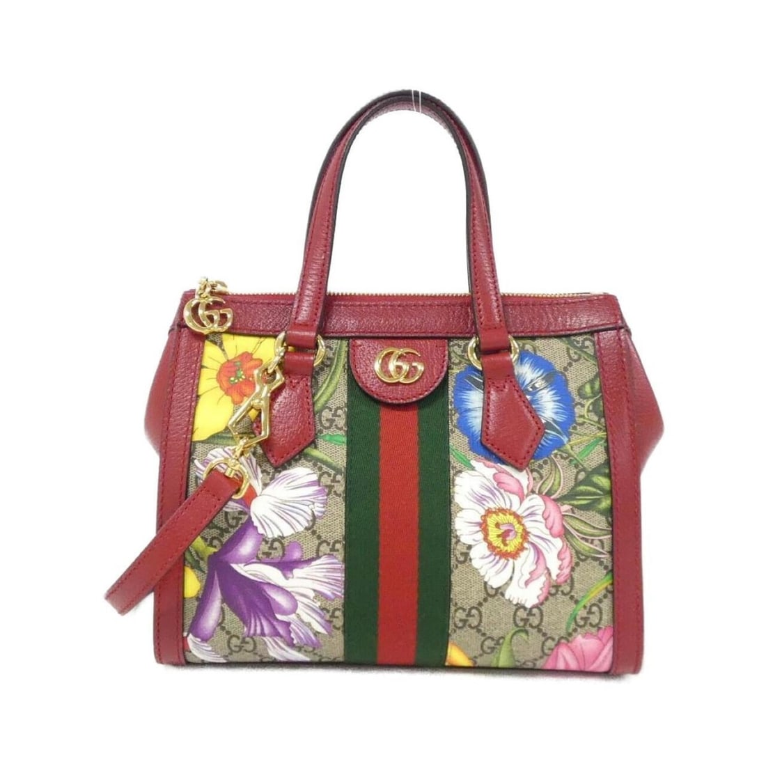 Gucci OPHIDIA 547551 HV8AC handbag: --- Catalog ---Category: SizeSize (HxWxD): 20cm x 24cm x 10cm / 7.87'' x 9.44'' x 3.93''Category: DesignType: HandbagColor: Beige, Red colorGender: WomenMaterial: GG Supreme Hardware Color: GoldCatego