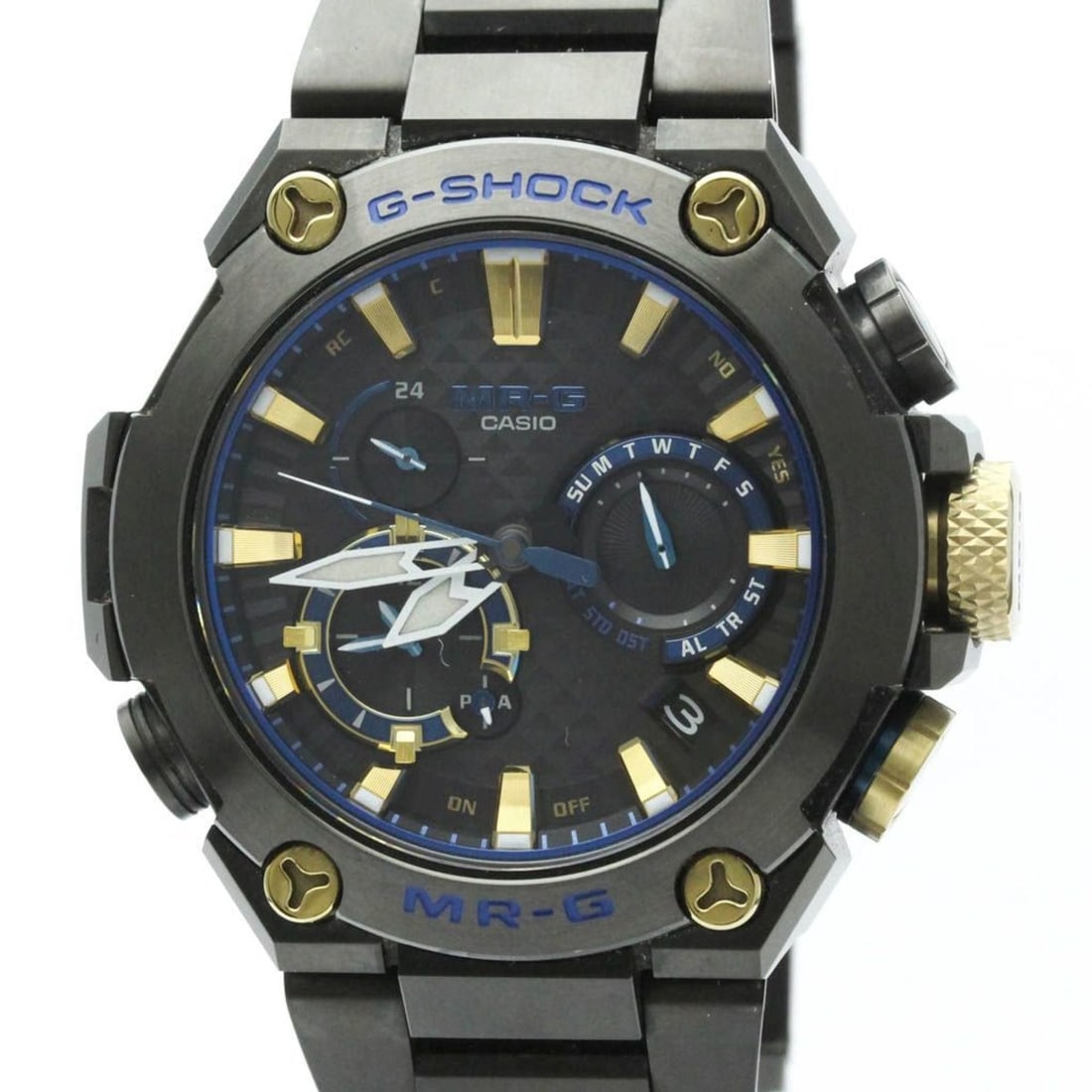 CASIO G-SHOCK Tough Solar Titanium Mens Watch MRG-B2000B-1AJR: --- Catalog ---Category: SizeCase Diameter: 50mm / 1.97''Category: DesignType: WristwatchStyle: SportGender: MenColor (Dial): BlackMaterial (Band): TitaniumMaterial (Case): TitaniumCategory: GeneralLi