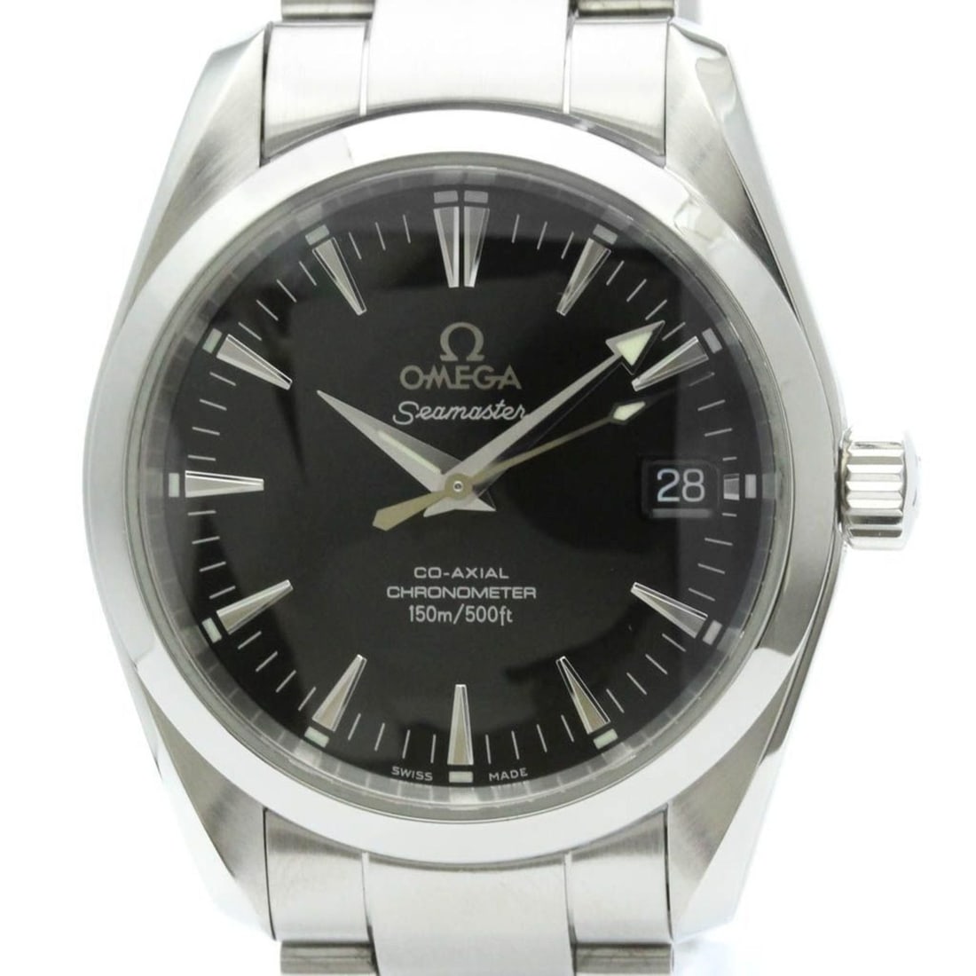 OMEGA Seamaster Aqua Terra Co-Axial Automatic Watch 2503.50 Polished: --- Catalog ---Category: SizeCase Diameter: 39mm / 1.54''Category: DesignType: WristwatchStyle: SportGender: MenColor (Dial): BlackMaterial (Band): Stainless steelMaterial (Case): Stainless steelCateg