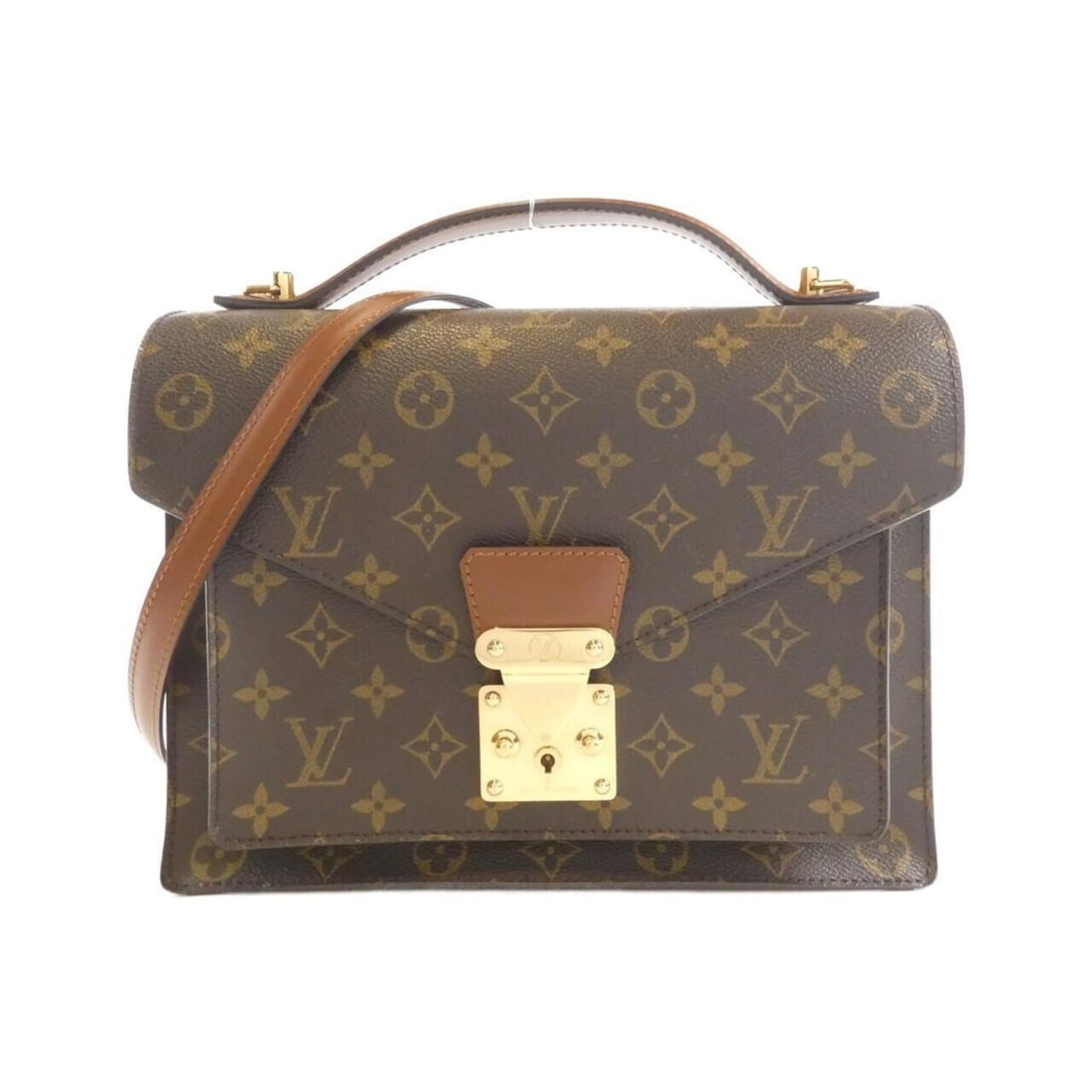 Louis Vuitton Monogram Monceau 28cm M51185 Handbag: --- Catalog ---Category: SizeSize (HxWxD): 22cm x 28cm x 6cm / 8.66'' x 11.02'' x 2.36''Category: DesignType: HandbagColor: MarronGender: WomenMaterial: Coated canvas Hardware Color: GoldCategory: Gen