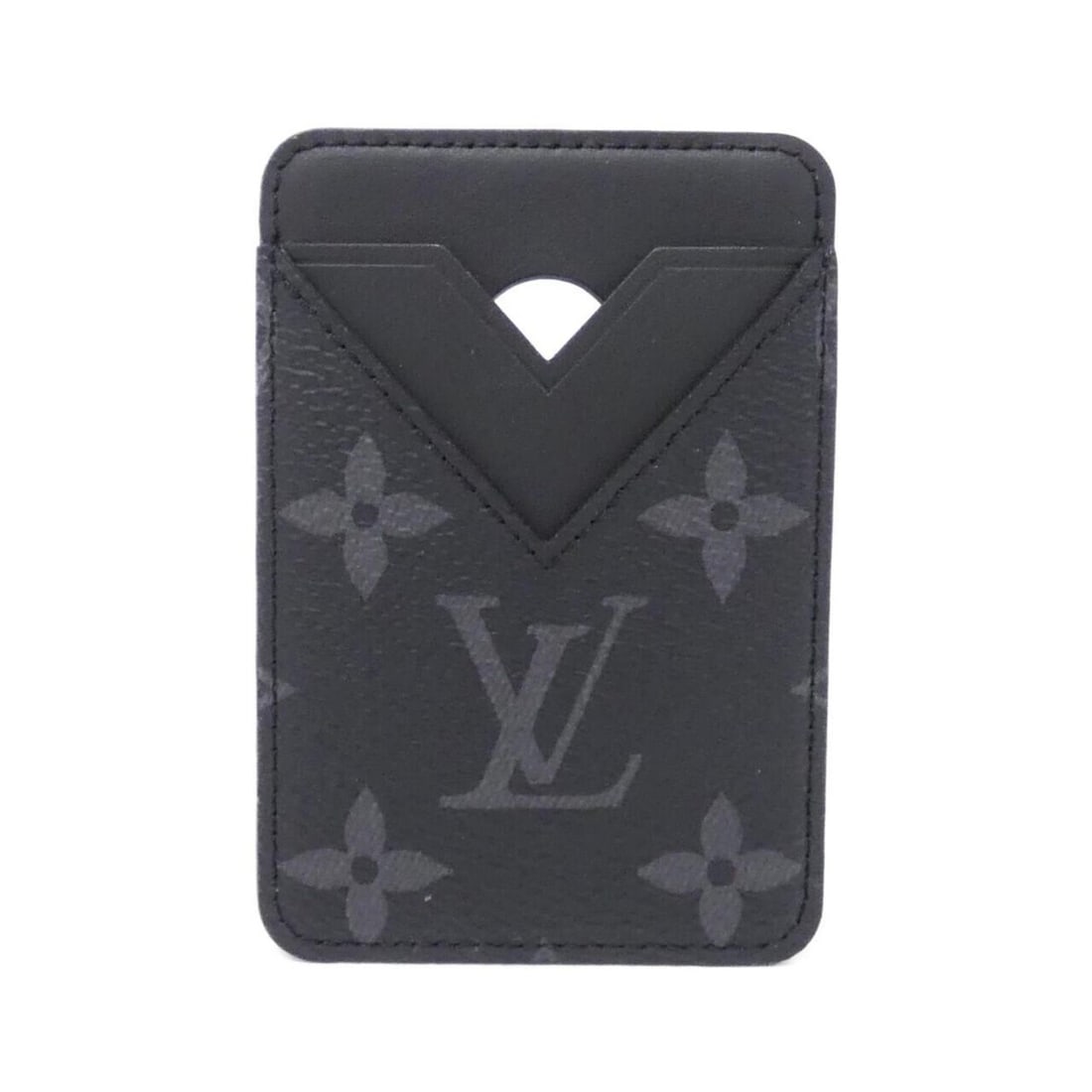 Louis Vuitton Monogram Eclipse Porte Carte Magnet M12602 Business Card Holder/Card Case: --- Catalog ---Category: DesignType: Card caseColor: BlackGender: MenMaterial: Coated canvas Category: GeneralMPN: M12602Brand: Louis VuittonCategory: Physical PropertiesSize (HxWxD): 10cm x 7cm x 5mm