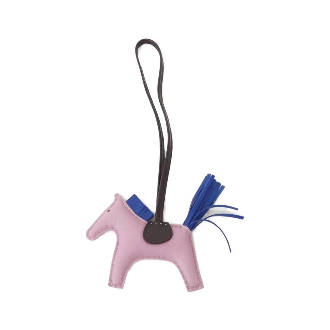 Hermes Hermès Rodeo Accessories Handbag Charm PM 064929CA: --- Catalog ---Category: SizeChain Length: 360.00mm / 14.17''Size (HxWxD): 70.00mm x 80.00mm / 2.76'' x 3.15''Category: DesignType: Handbag charmColor: PinkGender: Women,MenMaterial: Agneau MiloCatego