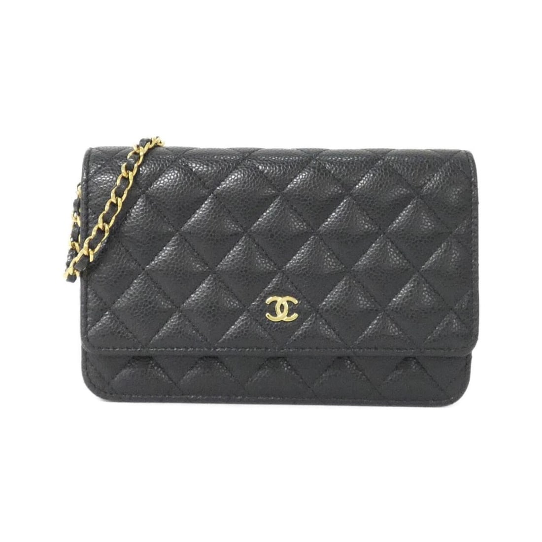 Chanel Timeless Classic Line AP0250 Chain Wallet: --- Catalog ---Category: SizeSize (HxWxD): 12cm x 19cm x 4cm / 4.72'' x 7.48'' x 1.57''Category: DesignType: Chain/Shoulder walletColor: BlackGender: WomenMaterial: Grained Calfskin Category: GeneralM