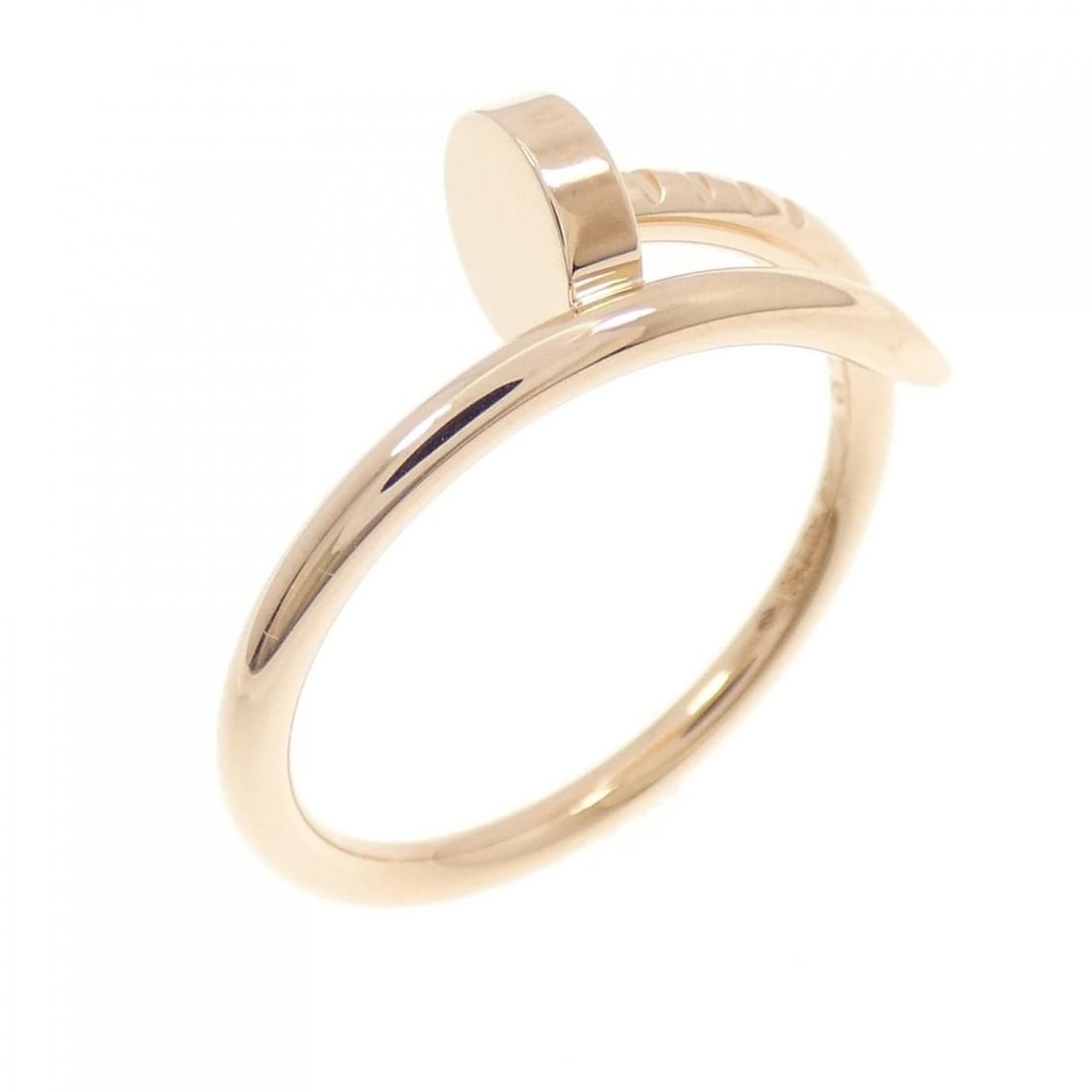 Cartier Juste un Clou small ring: --- Catalog ---Category: SizeUS Size: 6.5Brand Size: 52Category: DesignType: Band ringColor: Pink goldGender: WomenMaterial: Pink gold (18K)Category: GeneralMPN: B4225800Brand: Cartier--- Item List --