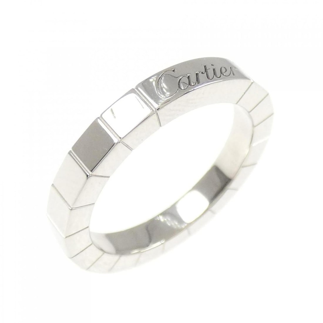 Cartier Lanier Ring: --- Catalog ---Category: SizeWidth: 2.8mm / 0.11''Weight: 7.1g / 0.25oz.JP Size: 9US Size: 5Brand Size: 49Category: DesignType: Band ringMetal: PlatinumGender: WomenMetal Purity: Platinum950Category: