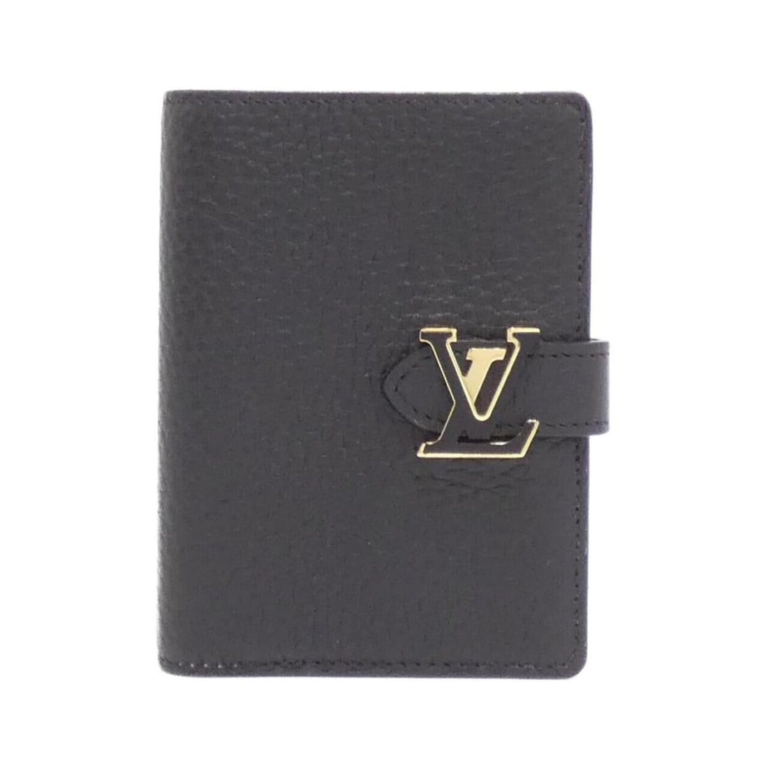 Louis Vuitton Taurillon LV Vertical CP Wallet M81561: --- Catalog ---Category: SizeSize (HxWxD): 12cm x 9cm x 1.5cm / 4.72'' x 3.54'' x 0.59''Category: DesignType: Wallet (bi-fold)Color: BlackGender: WomenMaterial: Leather Inner Pocket: Bill slot 1, Coin