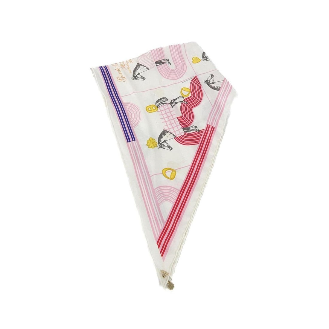 Hermes Triangle Charm 883896S Scarf Muffler: --- Catalog ---Category: SizeSize (LxW): 95cm x 45cm / 37.4'' x 17.71''Category: DesignType: ScarfColor: WhiteGender: WomenCategory: GeneralBrand: HermesModel: 883896S--- Item List ---Section: