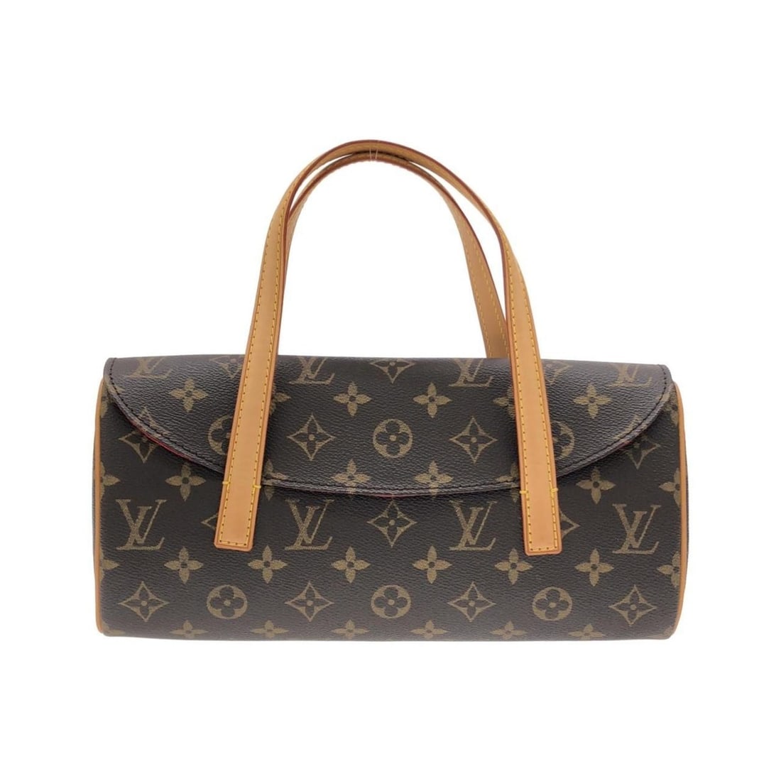 Louis Vuitton Monogram Sonatine M51902 Handbag: --- Catalog ---Category: SizeSize (HxWxD): 16cm x 28cm x 5cm / 6.29'' x 11.02'' x 1.96''Category: DesignType: HandbagColor: MarronGender: Men,WomenMaterial: Coated canvas Hardware Color: